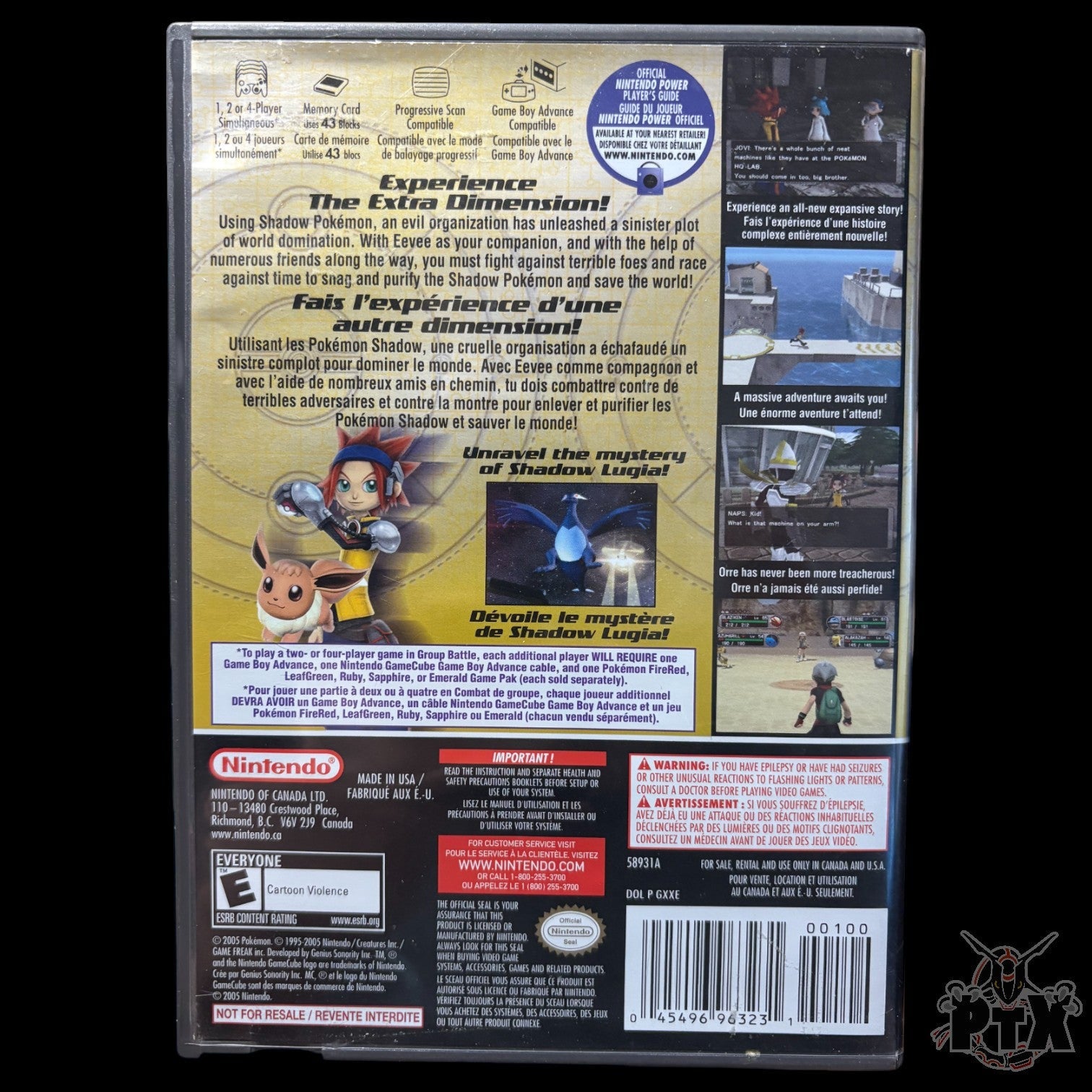 Pokemon XD Gale of Darkness Nintendo GameCube CIB / Working