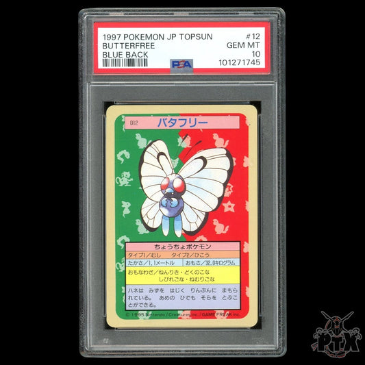 Butterfree #12 PSA 10 Japanese Topsun Blue Back